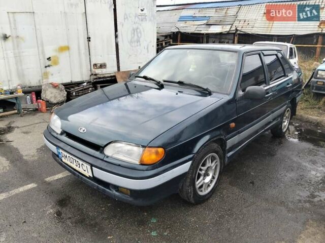 Зелений ВАЗ 2115 Самара, об'ємом двигуна 1.6 л та пробігом 170 тис. км за 2000 $, фото 1 на Automoto.ua