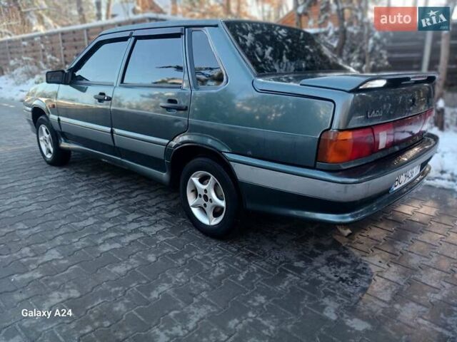 Зелений ВАЗ 2115 Самара, об'ємом двигуна 1.6 л та пробігом 138 тис. км за 1350 $, фото 13 на Automoto.ua