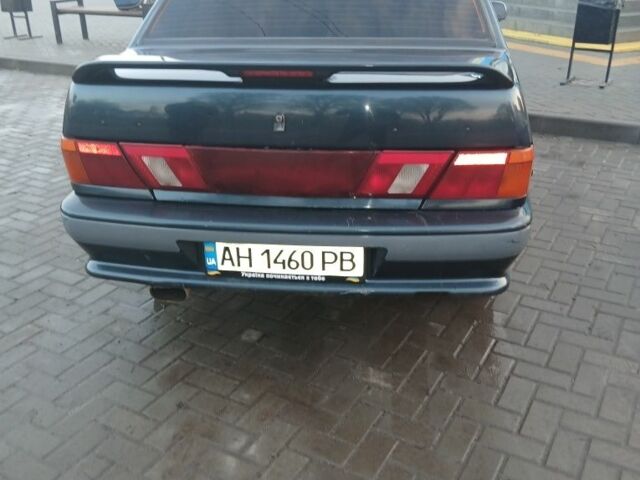 Зеленый ВАЗ 2115 Самара, объемом двигателя 1.6 л и пробегом 240 тыс. км за 1900 $, фото 1 на Automoto.ua