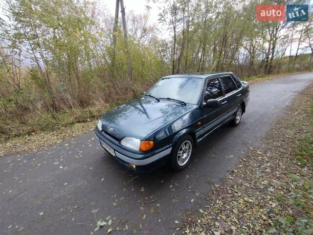 Зеленый ВАЗ 2115 Самара, объемом двигателя 1.6 л и пробегом 225 тыс. км за 1650 $, фото 8 на Automoto.ua