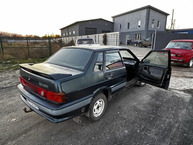 Зеленый ВАЗ 2115 Самара, объемом двигателя 1.6 л и пробегом 60 тыс. км за 713 $, фото 6 на Automoto.ua