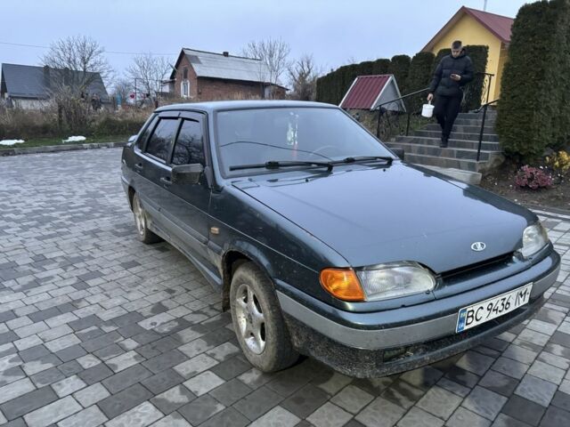 Зелений ВАЗ 2115 Самара, об'ємом двигуна 1.6 л та пробігом 138 тис. км за 2100 $, фото 3 на Automoto.ua