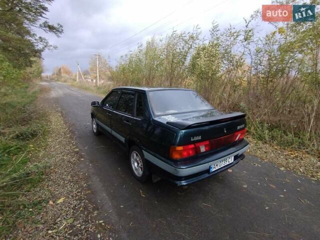 Зеленый ВАЗ 2115 Самара, объемом двигателя 1.6 л и пробегом 225 тыс. км за 1650 $, фото 6 на Automoto.ua