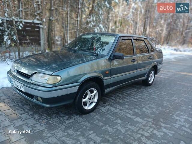 Зелений ВАЗ 2115 Самара, об'ємом двигуна 1.6 л та пробігом 138 тис. км за 1350 $, фото 15 на Automoto.ua