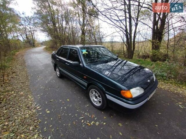 Зеленый ВАЗ 2115 Самара, объемом двигателя 1.6 л и пробегом 225 тыс. км за 1650 $, фото 7 на Automoto.ua