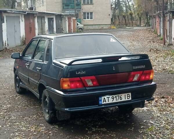 Зеленый ВАЗ 2115 Самара, объемом двигателя 1.6 л и пробегом 230 тыс. км за 1250 $, фото 7 на Automoto.ua