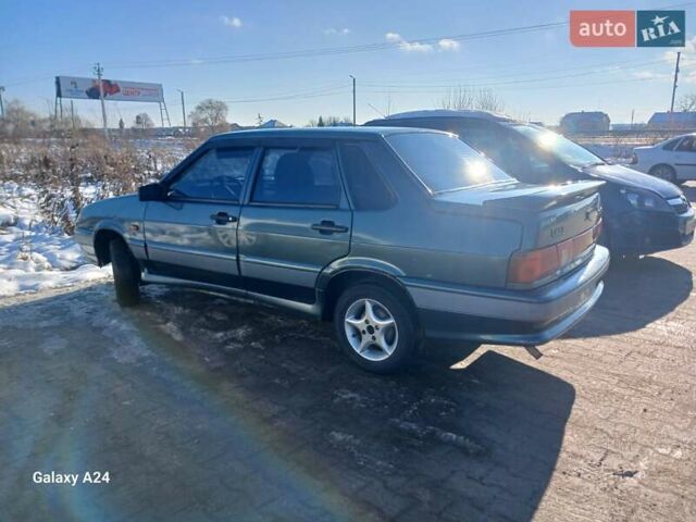 Зелений ВАЗ 2115 Самара, об'ємом двигуна 1.6 л та пробігом 138 тис. км за 1350 $, фото 5 на Automoto.ua