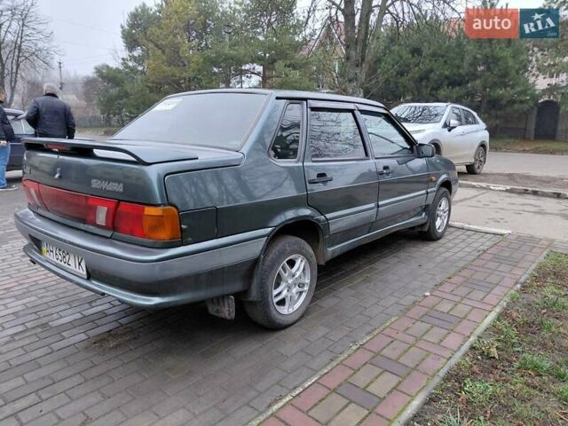 Зеленый ВАЗ 2115 Самара, объемом двигателя 1.6 л и пробегом 133 тыс. км за 1950 $, фото 13 на Automoto.ua