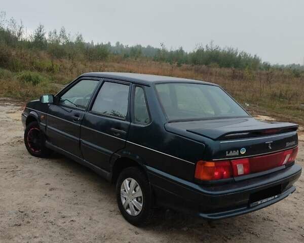 Зеленый ВАЗ 2115 Самара, объемом двигателя 1.6 л и пробегом 150 тыс. км за 1800 $, фото 21 на Automoto.ua