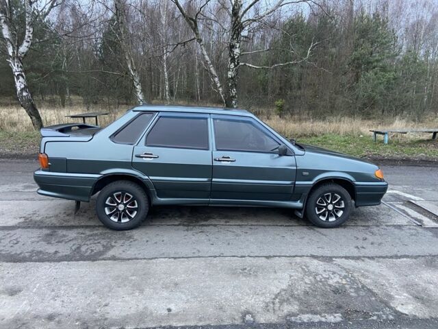 Зелений ВАЗ 2115 Самара, об'ємом двигуна 1.6 л та пробігом 230 тис. км за 2000 $, фото 2 на Automoto.ua