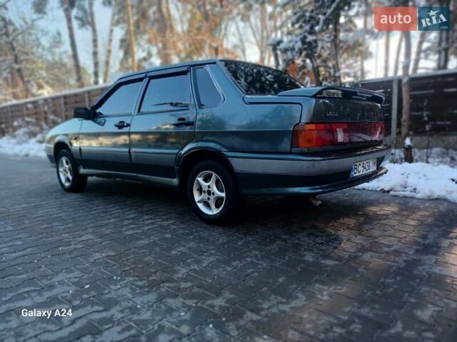 Зелений ВАЗ 2115 Самара, об'ємом двигуна 1.6 л та пробігом 138 тис. км за 1350 $, фото 2 на Automoto.ua