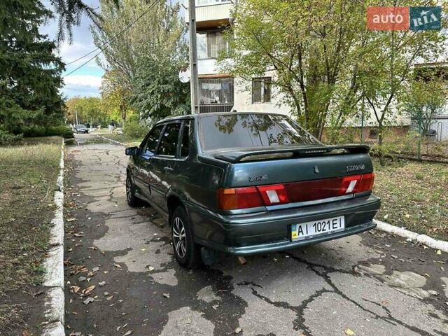 Зелений ВАЗ 2115 Самара, об'ємом двигуна 1.6 л та пробігом 249 тис. км за 1650 $, фото 3 на Automoto.ua