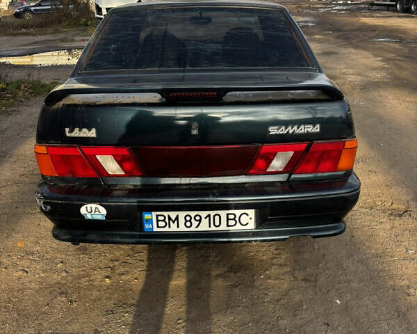 Зеленый ВАЗ 2115 Самара, объемом двигателя 1.6 л и пробегом 163 тыс. км за 1700 $, фото 4 на Automoto.ua