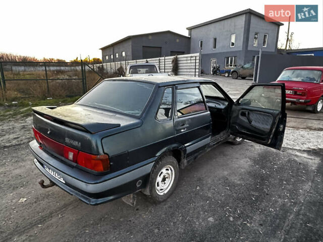 Зеленый ВАЗ 2115 Самара, объемом двигателя 1.6 л и пробегом 1 тыс. км за 711 $, фото 4 на Automoto.ua