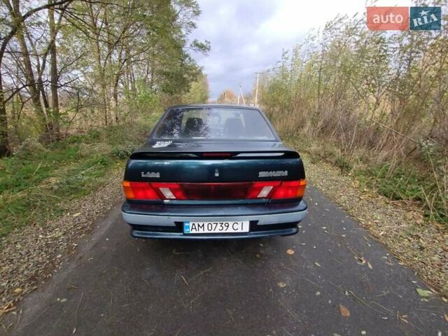 Зеленый ВАЗ 2115 Самара, объемом двигателя 1.6 л и пробегом 225 тыс. км за 1650 $, фото 1 на Automoto.ua