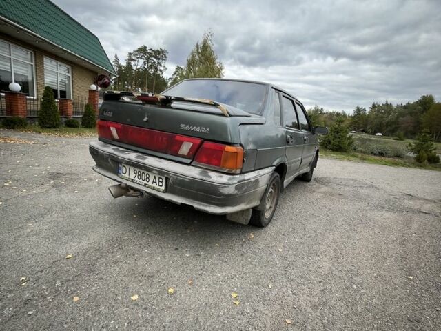 Зеленый ВАЗ 2115 Самара, объемом двигателя 1.6 л и пробегом 115 тыс. км за 950 $, фото 3 на Automoto.ua