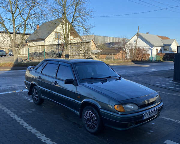 Зеленый ВАЗ 2115 Самара, объемом двигателя 1.6 л и пробегом 277 тыс. км за 1850 $, фото 2 на Automoto.ua