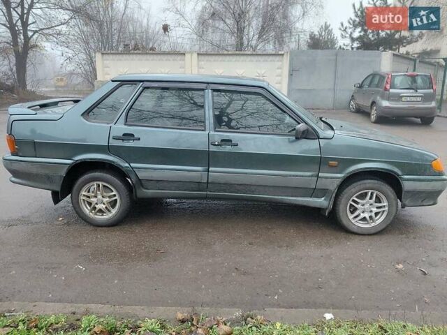 Зеленый ВАЗ 2115 Самара, объемом двигателя 1.6 л и пробегом 133 тыс. км за 1950 $, фото 2 на Automoto.ua