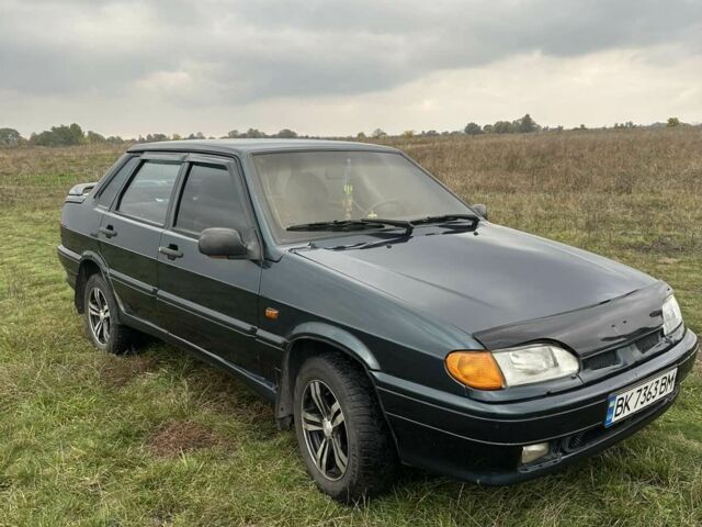 Зеленый ВАЗ 2115 Самара, объемом двигателя 1.6 л и пробегом 214 тыс. км за 1700 $, фото 2 на Automoto.ua