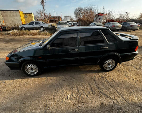 Зеленый ВАЗ 2115 Самара, объемом двигателя 1.6 л и пробегом 163 тыс. км за 1700 $, фото 2 на Automoto.ua