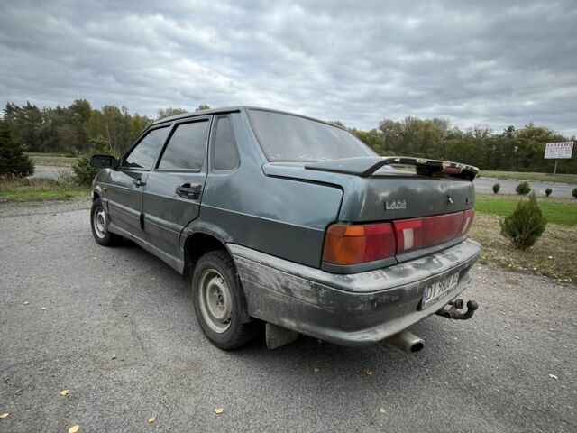 Зеленый ВАЗ 2115 Самара, объемом двигателя 1.6 л и пробегом 115 тыс. км за 950 $, фото 5 на Automoto.ua