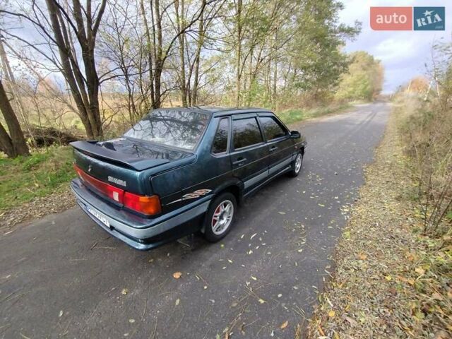 Зеленый ВАЗ 2115 Самара, объемом двигателя 1.6 л и пробегом 225 тыс. км за 1650 $, фото 13 на Automoto.ua