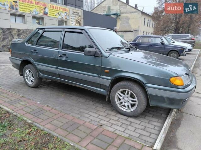 Зеленый ВАЗ 2115 Самара, объемом двигателя 1.6 л и пробегом 133 тыс. км за 1950 $, фото 10 на Automoto.ua