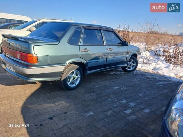 Зелений ВАЗ 2115 Самара, об'ємом двигуна 1.6 л та пробігом 138 тис. км за 1350 $, фото 3 на Automoto.ua