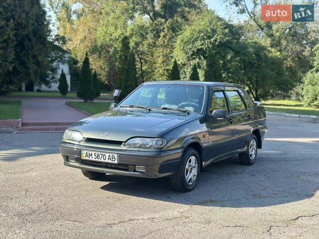 Зеленый ВАЗ 2115 Самара, объемом двигателя 1.6 л и пробегом 208 тыс. км за 1999 $, фото 15 на Automoto.ua