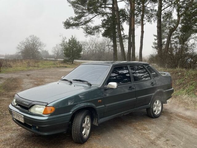 Зеленый ВАЗ 2115 Самара, объемом двигателя 1.6 л и пробегом 200 тыс. км за 1450 $, фото 1 на Automoto.ua