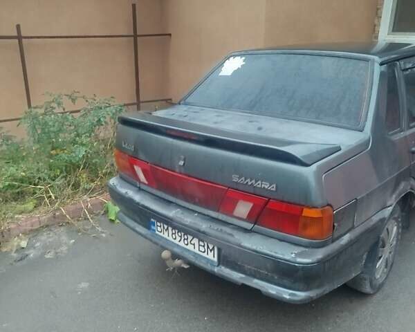 Зеленый ВАЗ 2115 Самара, объемом двигателя 1.6 л и пробегом 215 тыс. км за 1301 $, фото 1 на Automoto.ua