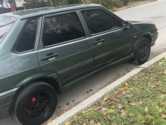 Зеленый ВАЗ 2115 Самара, объемом двигателя 1.6 л и пробегом 131 тыс. км за 1300 $, фото 4 на Automoto.ua