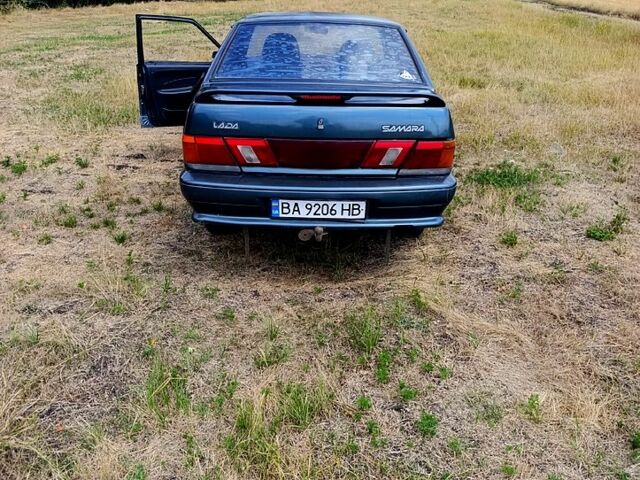 Зеленый ВАЗ 2115 Самара, объемом двигателя 1.6 л и пробегом 197 тыс. км за 1570 $, фото 2 на Automoto.ua