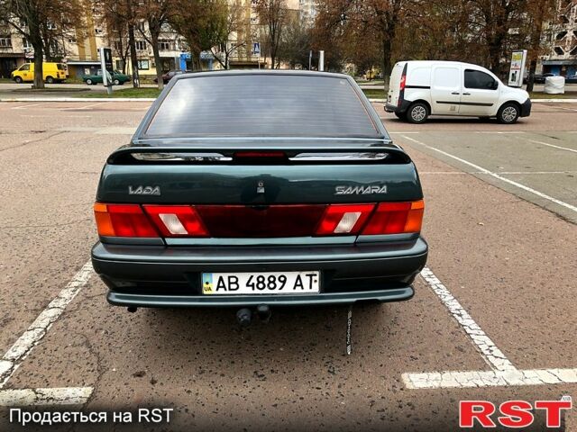 Зеленый ВАЗ 2115 Самара, объемом двигателя 1.6 л и пробегом 145 тыс. км за 1700 $, фото 3 на Automoto.ua
