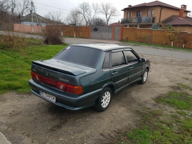 Зеленый ВАЗ 2115 Самара, объемом двигателя 1.6 л и пробегом 195 тыс. км за 1450 $, фото 1 на Automoto.ua