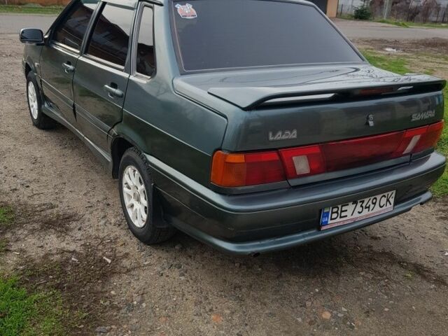 Зеленый ВАЗ 2115 Самара, объемом двигателя 1.6 л и пробегом 195 тыс. км за 1450 $, фото 6 на Automoto.ua