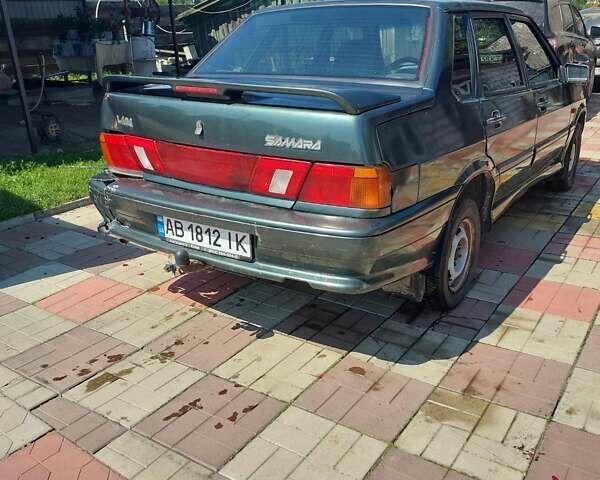 Зеленый ВАЗ 2115 Самара, объемом двигателя 1.6 л и пробегом 291 тыс. км за 1000 $, фото 4 на Automoto.ua