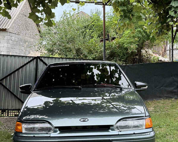 Зеленый ВАЗ 2115 Самара, объемом двигателя 1.6 л и пробегом 147 тыс. км за 2800 $, фото 4 на Automoto.ua