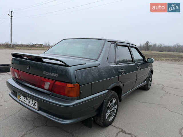 Зеленый ВАЗ 2115 Самара, объемом двигателя 1.6 л и пробегом 124 тыс. км за 2600 $, фото 24 на Automoto.ua