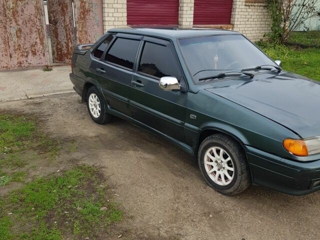 Зеленый ВАЗ 2115 Самара, объемом двигателя 1.6 л и пробегом 195 тыс. км за 1450 $, фото 4 на Automoto.ua