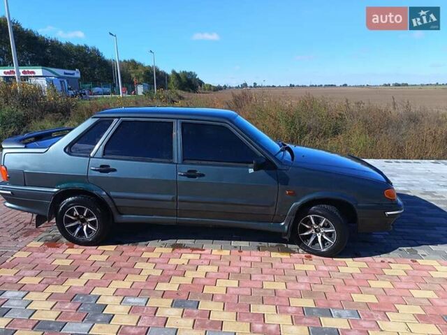 Зеленый ВАЗ 2115 Самара, объемом двигателя 1.6 л и пробегом 200 тыс. км за 1700 $, фото 2 на Automoto.ua