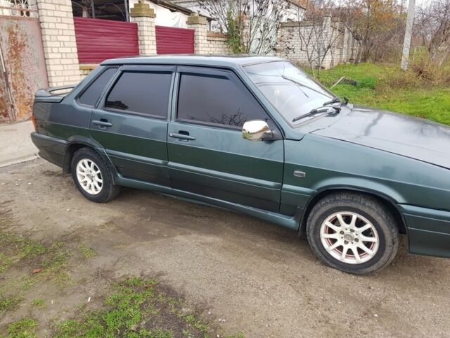 Зеленый ВАЗ 2115 Самара, объемом двигателя 1.6 л и пробегом 195 тыс. км за 1450 $, фото 3 на Automoto.ua