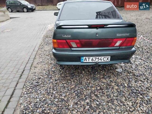 Зелений ВАЗ 2115 Самара, об'ємом двигуна 1.6 л та пробігом 156 тис. км за 1550 $, фото 3 на Automoto.ua