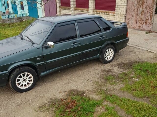 Зеленый ВАЗ 2115 Самара, объемом двигателя 1.6 л и пробегом 195 тыс. км за 1450 $, фото 5 на Automoto.ua