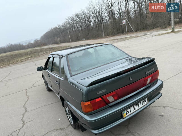 Зеленый ВАЗ 2115 Самара, объемом двигателя 1.6 л и пробегом 124 тыс. км за 2600 $, фото 16 на Automoto.ua