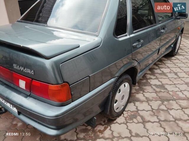 Зеленый ВАЗ 2115 Самара, объемом двигателя 1.6 л и пробегом 92 тыс. км за 2700 $, фото 6 на Automoto.ua
