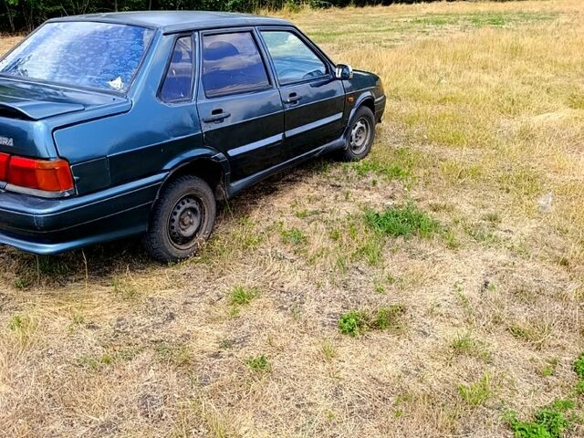 Зеленый ВАЗ 2115 Самара, объемом двигателя 1.6 л и пробегом 197 тыс. км за 1570 $, фото 3 на Automoto.ua