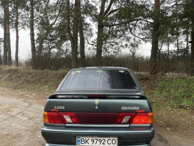 Зеленый ВАЗ 2115 Самара, объемом двигателя 1.6 л и пробегом 200 тыс. км за 1450 $, фото 5 на Automoto.ua