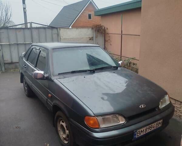 Зеленый ВАЗ 2115 Самара, объемом двигателя 1.6 л и пробегом 215 тыс. км за 1301 $, фото 2 на Automoto.ua