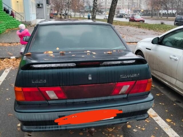 Зеленый ВАЗ 2115 Самара, объемом двигателя 0 л и пробегом 222 тыс. км за 714 $, фото 1 на Automoto.ua